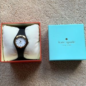 Kate Spade Black and Gold Watch